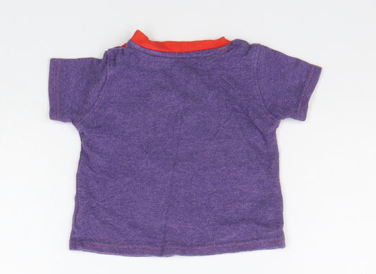 George Baby Purple Basic T-Shirt Size 3-6 Months