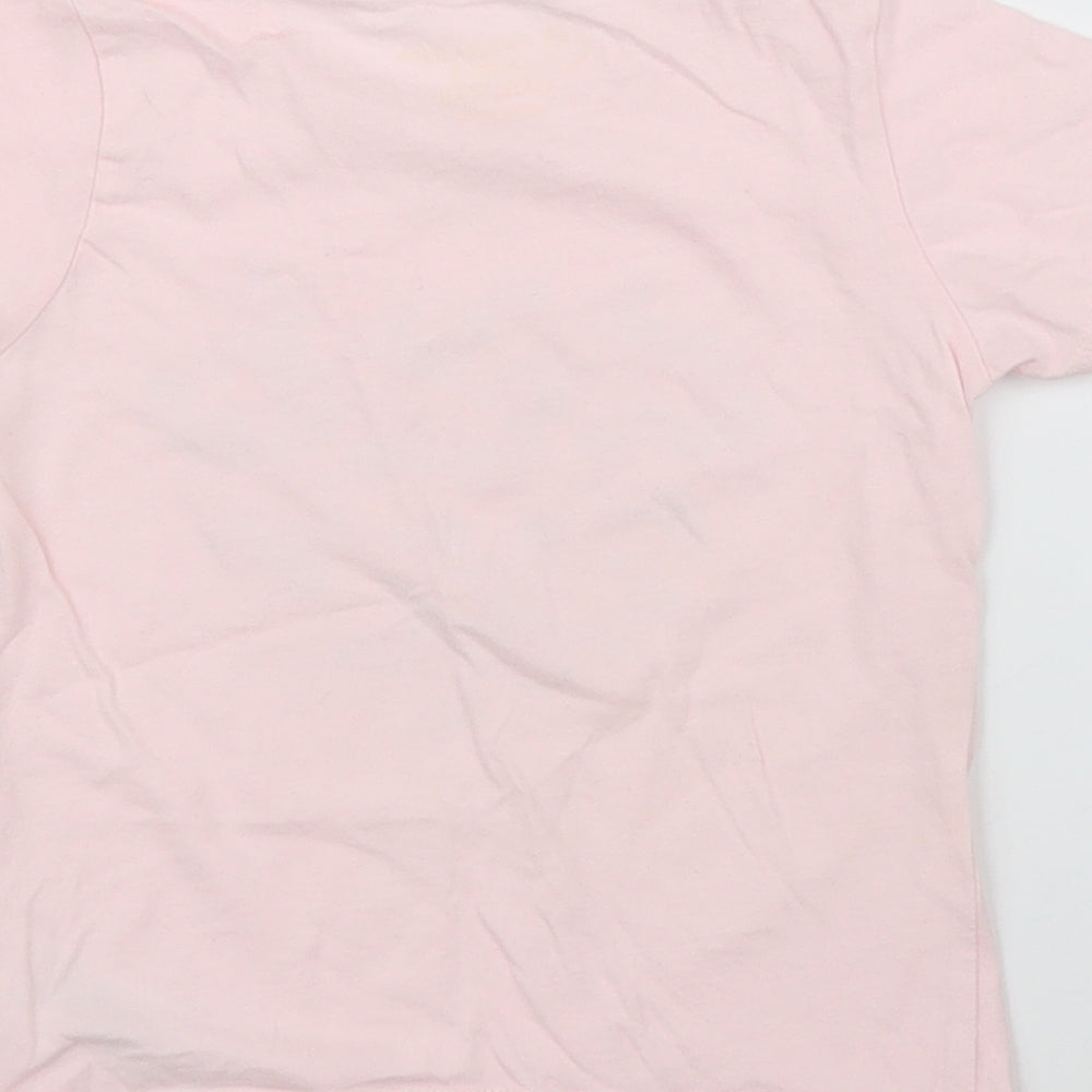 Primark Girls Pink Floral Basic T-Shirt Size 24 Months