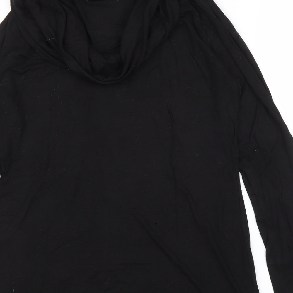 Womens UK Size M H&M Black Basic T-Shirt