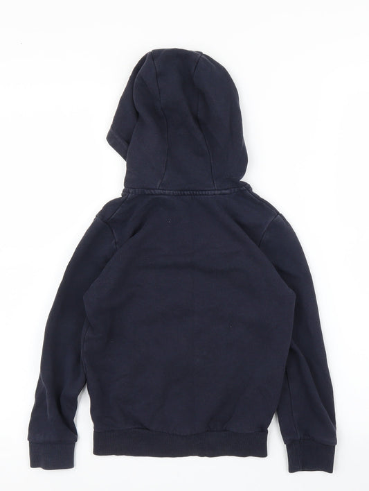 George Boys Blue Full Zip Hoodie Size 6 Years