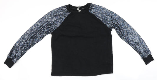 Womens UK Size 6 ASOS Black Pullover Jumper