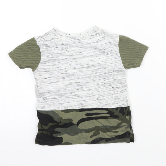 Primark Baby Green Camouflage Basic T-Shirt Size 18-24 Months