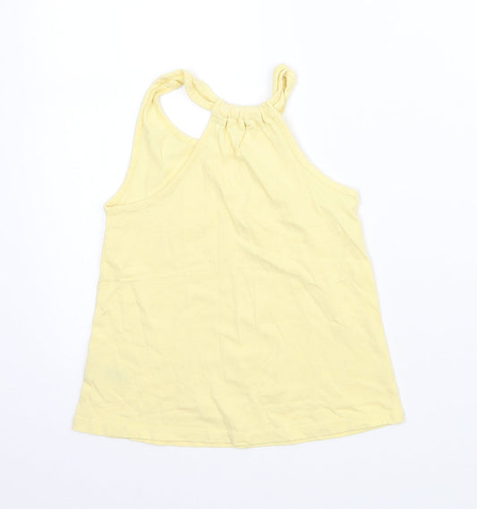 Nutmeg Girls Yellow Basic Tank Size 6-7 Years
