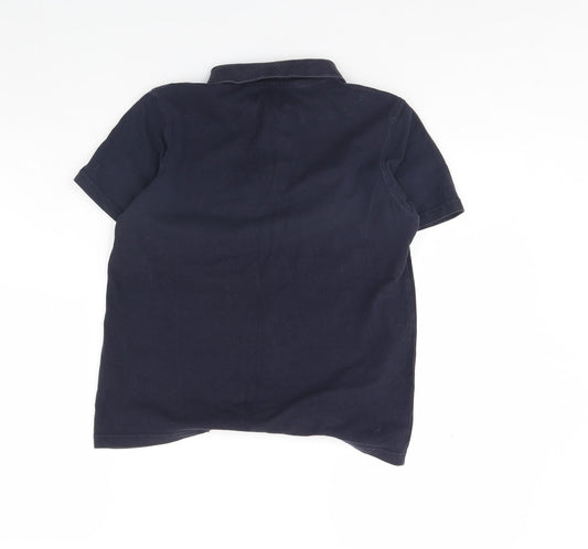 George Boys Blue Basic Polo Size 12 Years