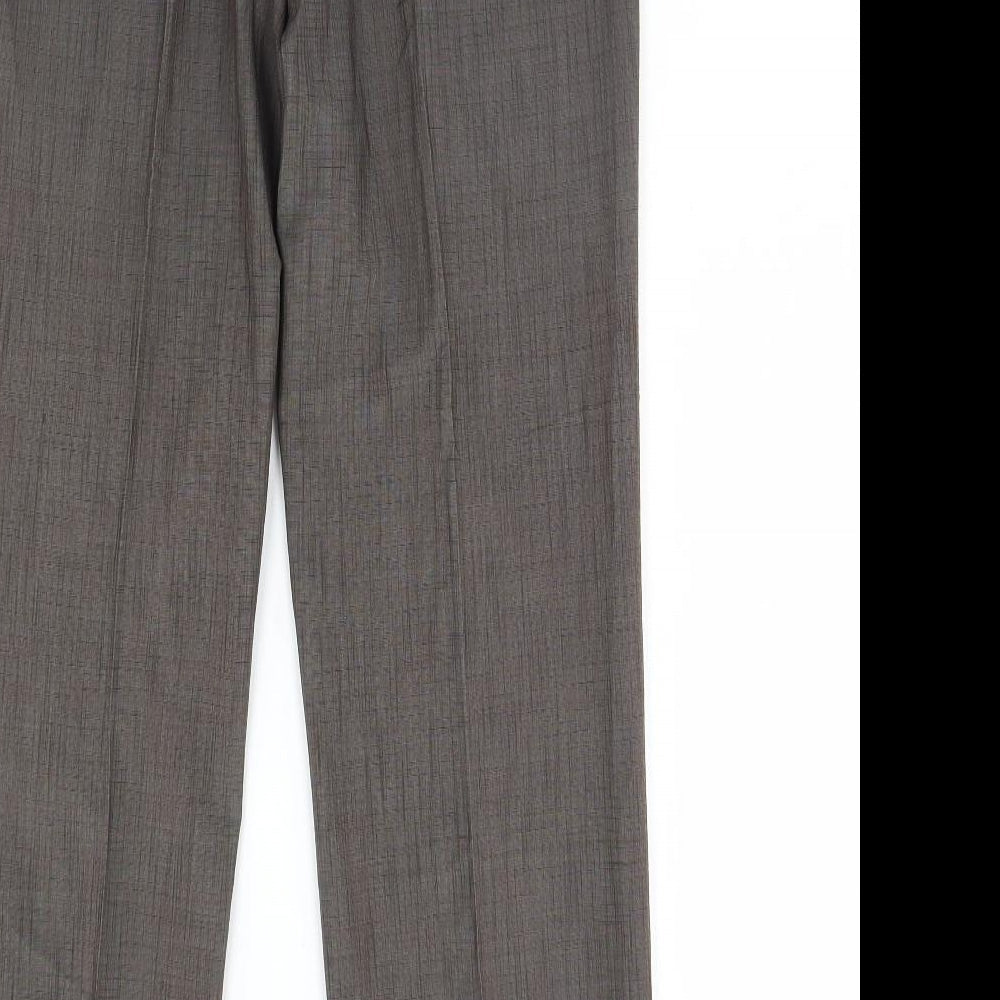 Oscan B Womens Brown Trousers Size 10 L30 in