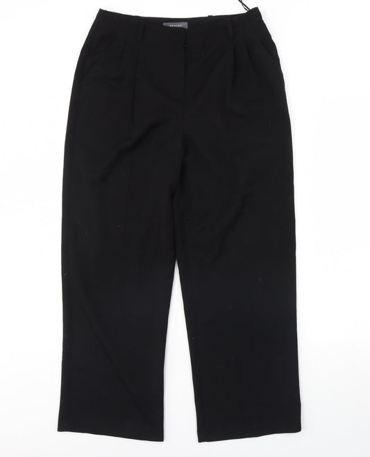 Womens UK Size 12 Primark Regular Fit Black Trousers