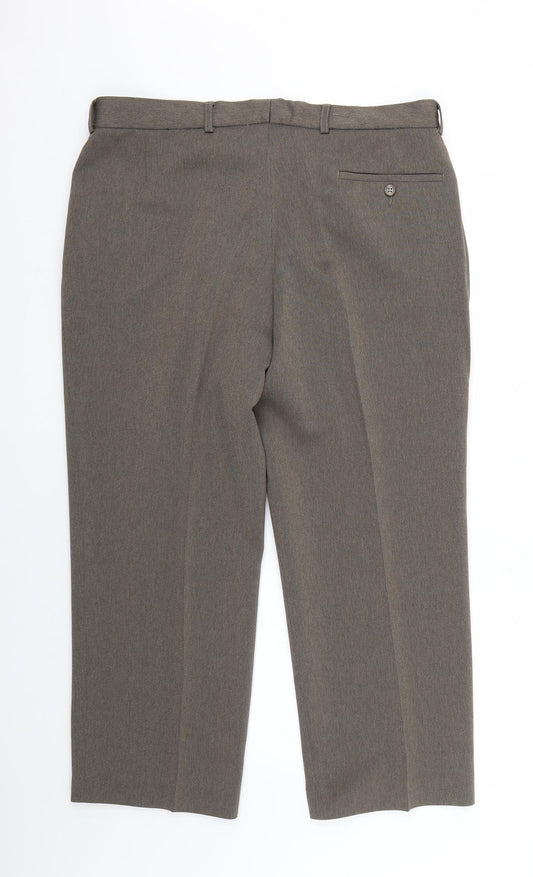 Preworn Mens Black Trousers Size 36 L23 in