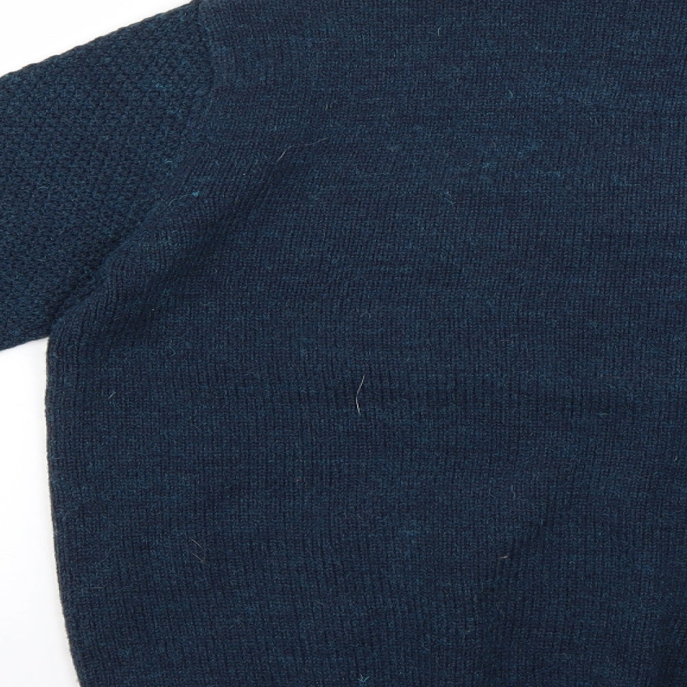 Easy Mens Blue Pullover Jumper Size M