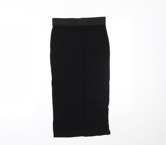 Miss Selfridge Womens Black   Straight & Pencil Skirt Size 10