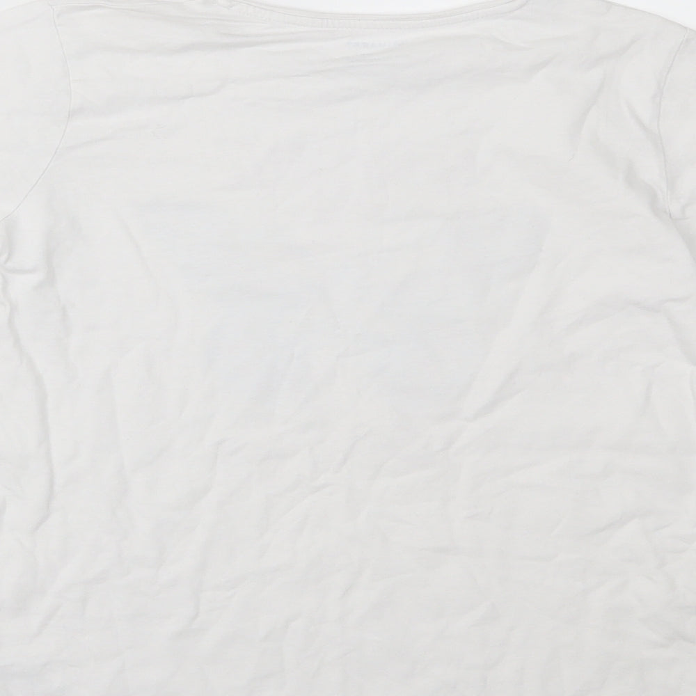 Primark Girls White Pullover T-Shirt Size 11-12 Years