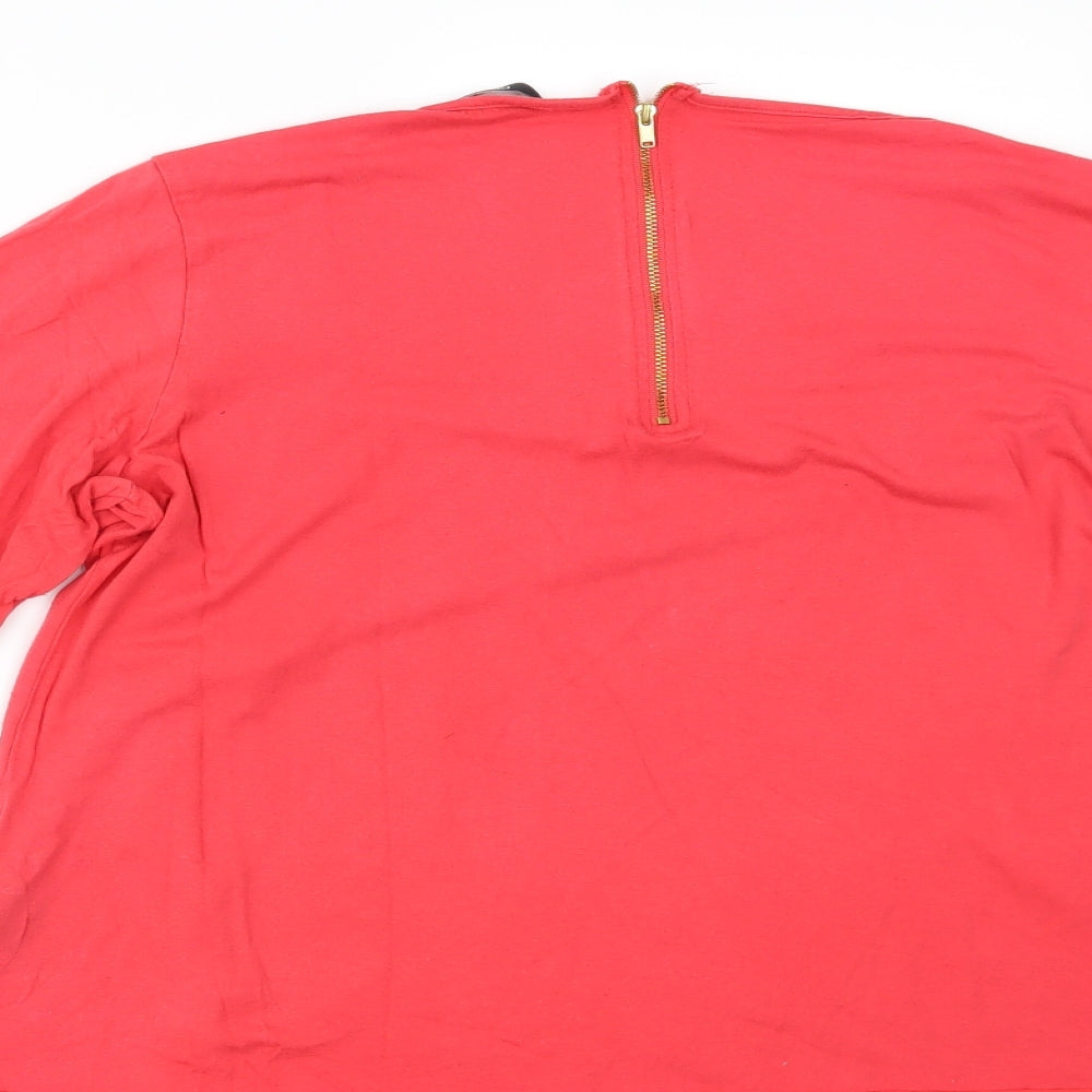 George Womens Red Basic Blouse Size 16