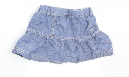 George Girls Blue A-Line Skirt Size 3-6 Months