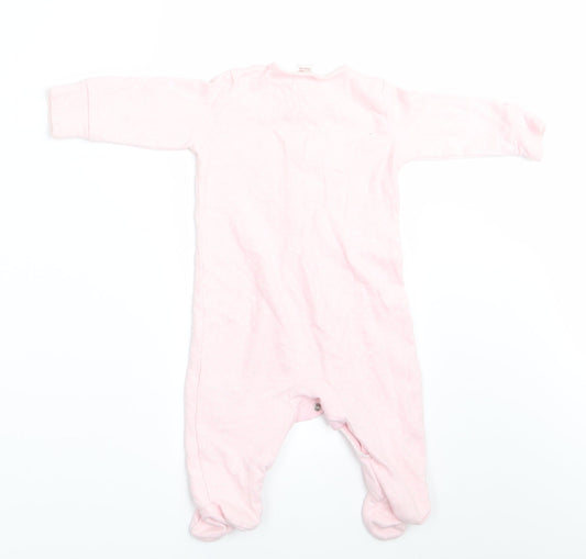 NEXT Girls Pink Polka Dot Babygrow One-Piece Size 3-6 Months