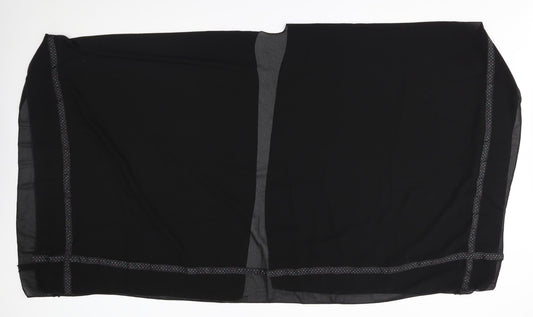 Womens UK Size One Size Preworn Black Cape Jumper