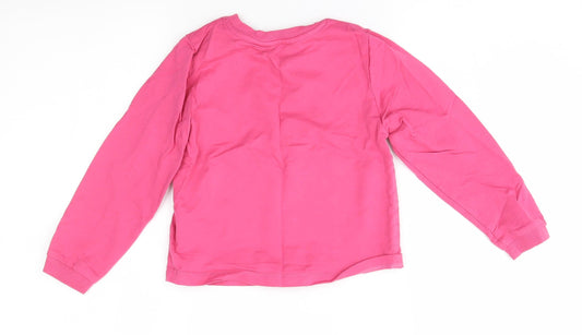 H&M Girls Pink Basic T-Shirt Size 4-5 Years - hello