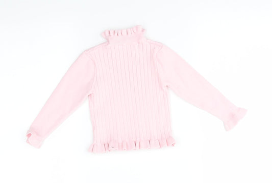 SheIn Girls Pink Pullover Jumper Size 2 Years