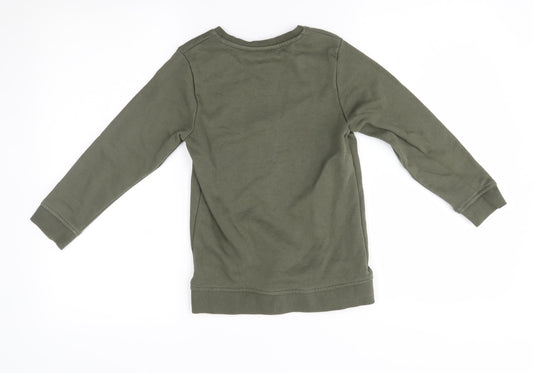 George Girls Green Pullover Jumper Size 6-7 Years