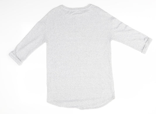 F&F Womens Grey Pullover Jumper Size 8