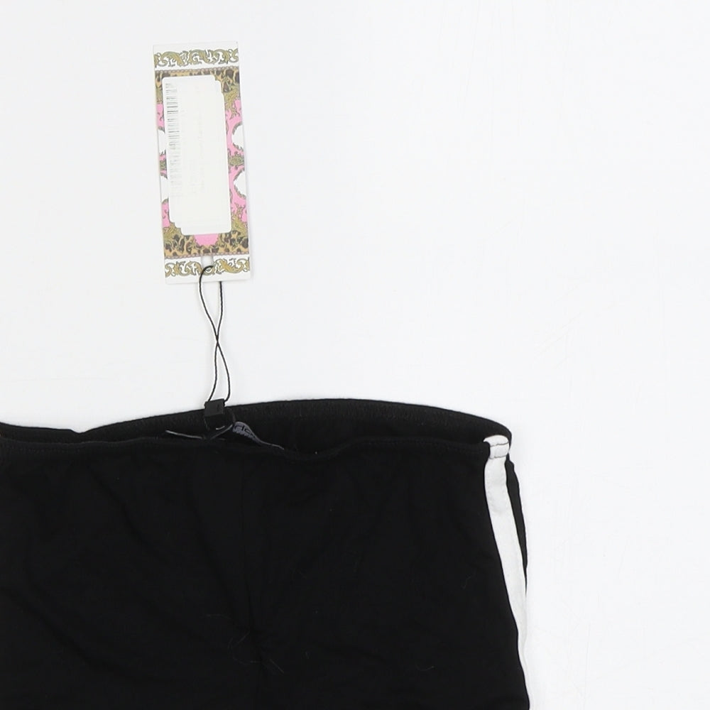 Boohoo Womens Black Cropped Tank Size 6