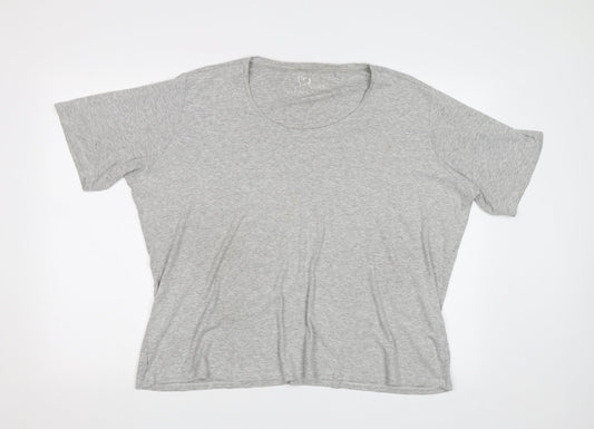 Womens UK Size 26 Label Be Grey Basic Polo