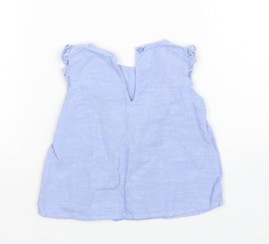H&M Girls Blue A-Line Size 6-9 Months