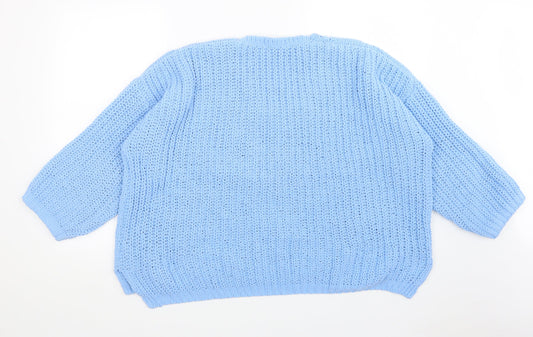 TU Womens Blue Pullover Jumper Size 16