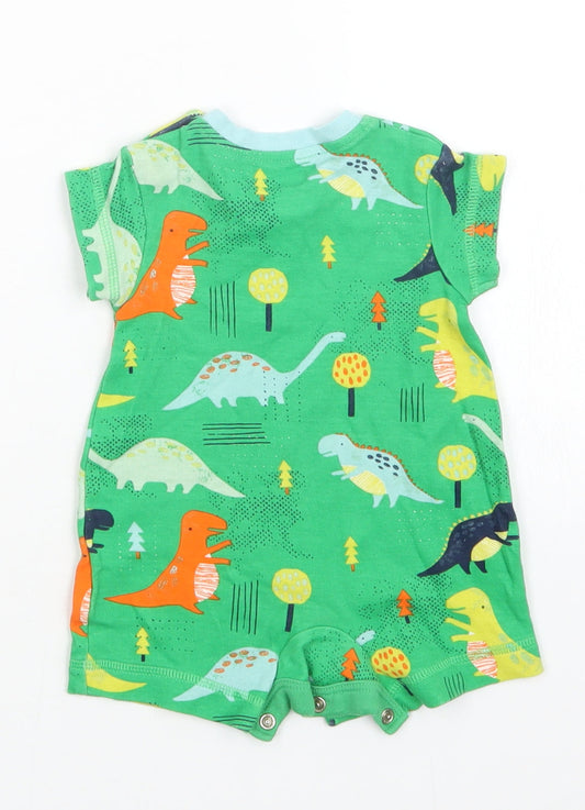 waitrose Boys Green Romper One-Piece Size 0-3 Months