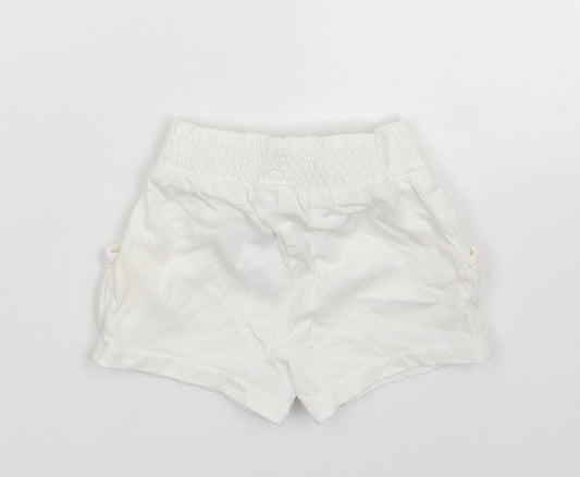 NEXT Girls White Sweatpants Trousers Size 12-18 Months