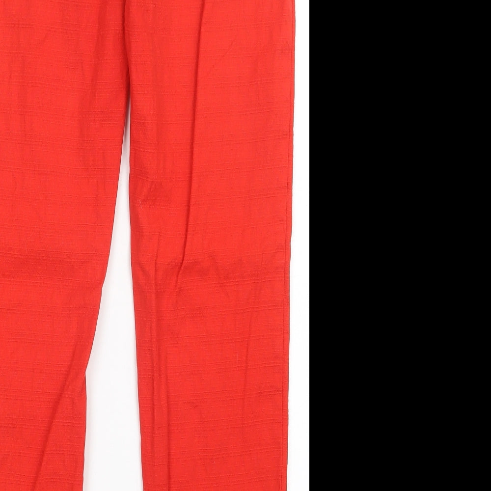 George Womens Red Trousers Size 10 L27 in