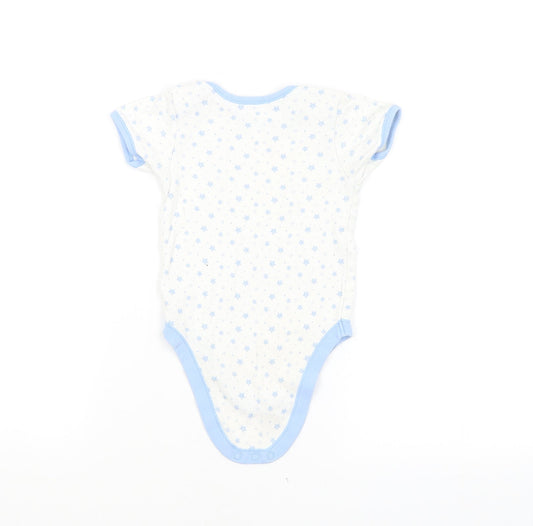 George Baby White Geometric Babygrow One-Piece Size 18-24 Months