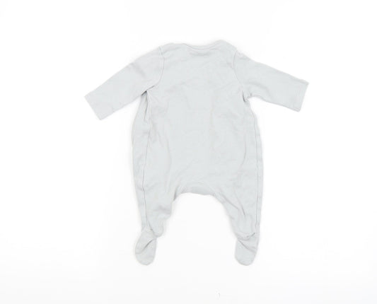 LILY & DAN Baby Grey Babygrow One-Piece Size 0-3 Months