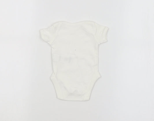 F&F Baby White Babygrow One-Piece Size 0-3 Months