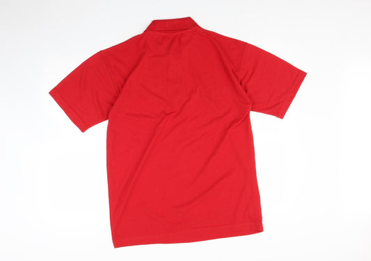Orn Mens Red Polo Size M