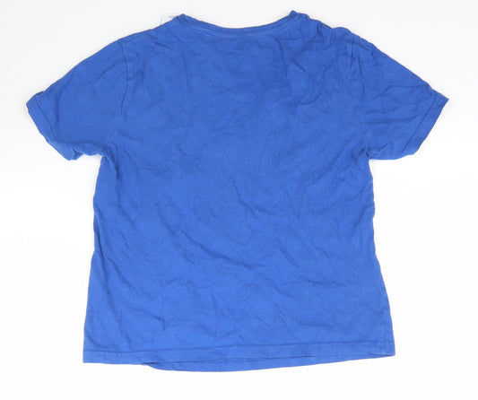 Rebel Boys Blue Basic T-Shirt Size 9-10 Years - Whatever
