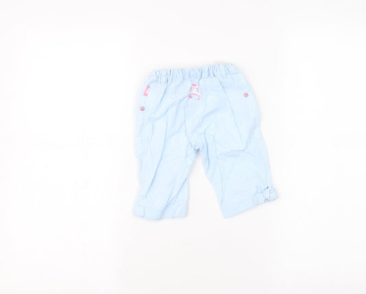 pompolina Baby Blue Capri Trousers Size 12 Months