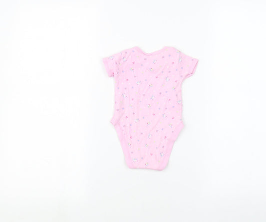 George Baby Pink Babygrow One-Piece Size 0-3 Months