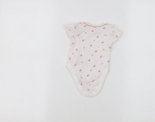 Junior j Baby White Babygrow One-Piece Size 0-3 Months
