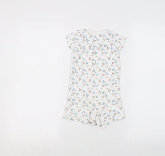 lily & dan Baby White Babygrow One-Piece Size 12-18 Months