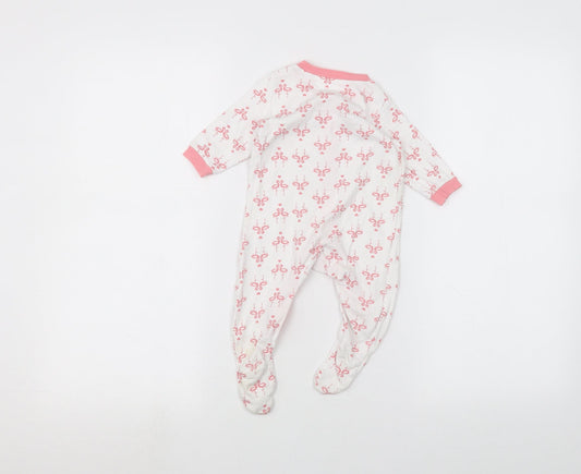 lily & dan Baby White Coverall One-Piece Size 3-6 Months