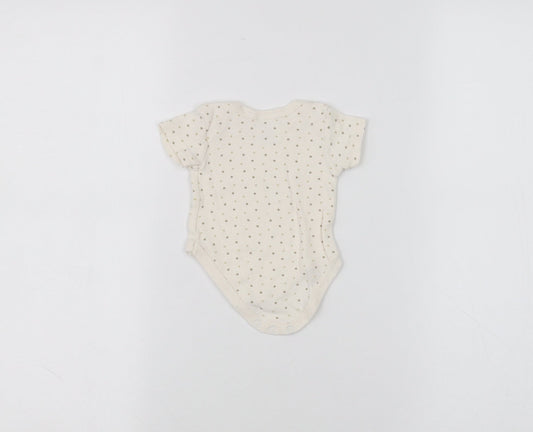 Preworn Baby White Babygrow One-Piece Size 0-3 Months