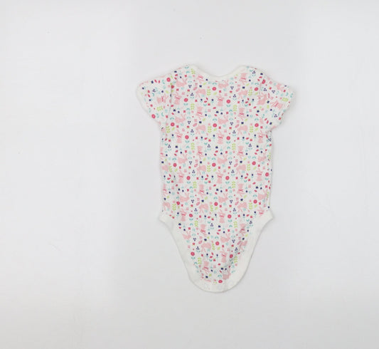 PEP&CO Baby White Babygrow One-Piece Size 9-12 Months