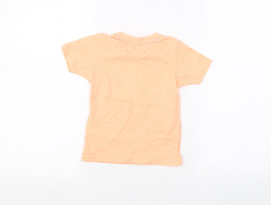 Primark Baby Orange Basic T-Shirt Size 12-18 Months