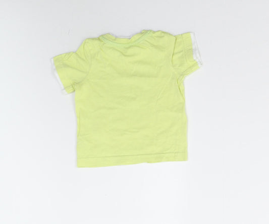 Mothercare Baby Yellow Basic T-Shirt Size 9-12 Months