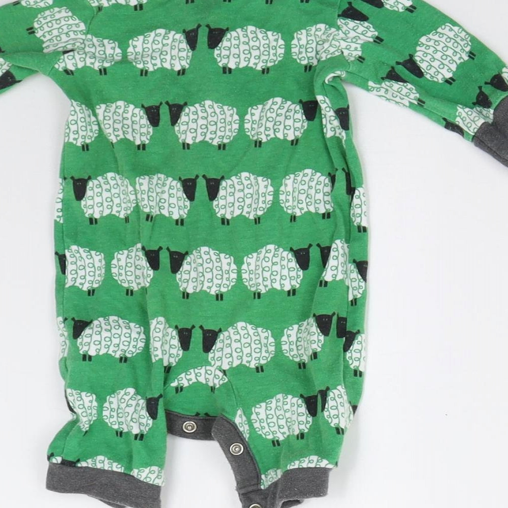 NEXT Baby Green Babygrow One-Piece Size 0-3 Months - Sheep