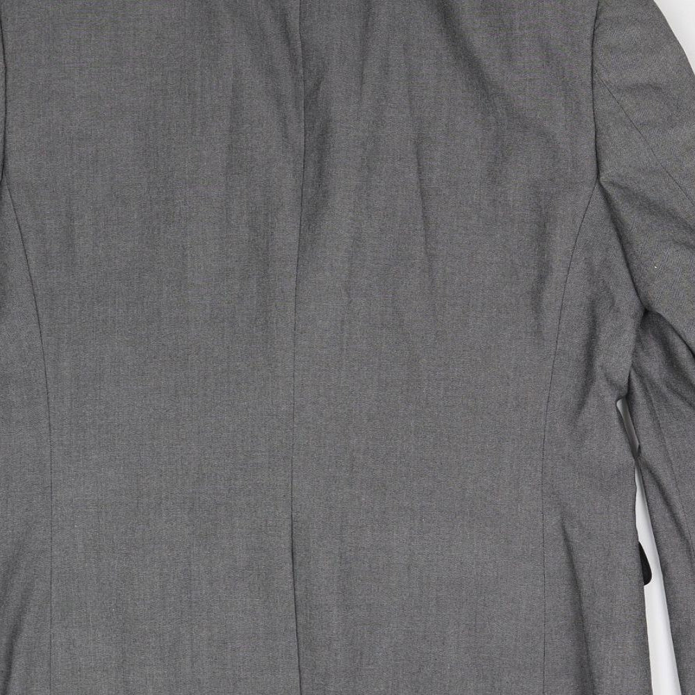 Mens UK Size 38 Burton Regular Grey Suit Jacket