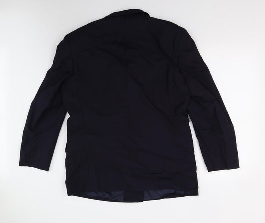 Mens UK Size 42 MODENA Regular Blue Suit Jacket
