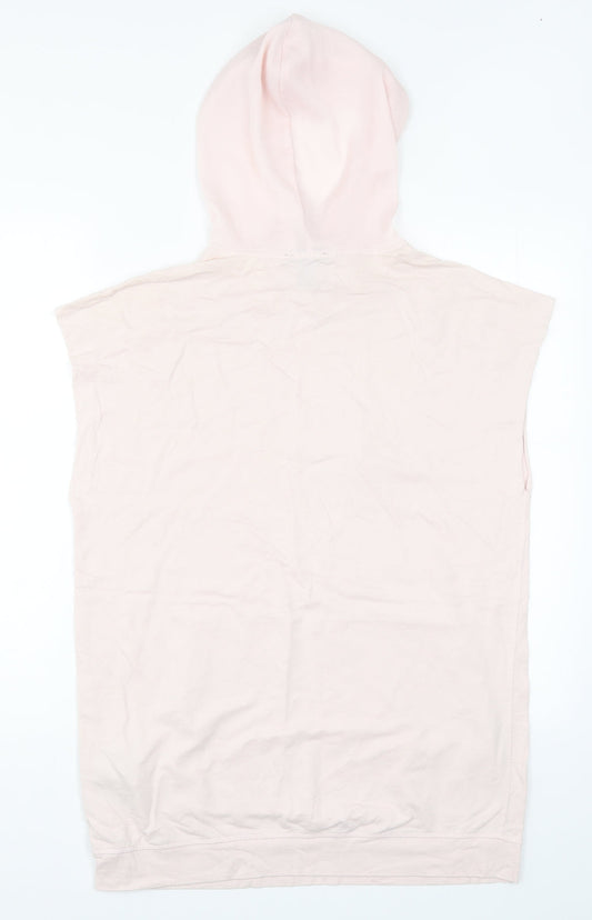 Womens UK Size S FOREVER 21 Pink Pullover Hoodie