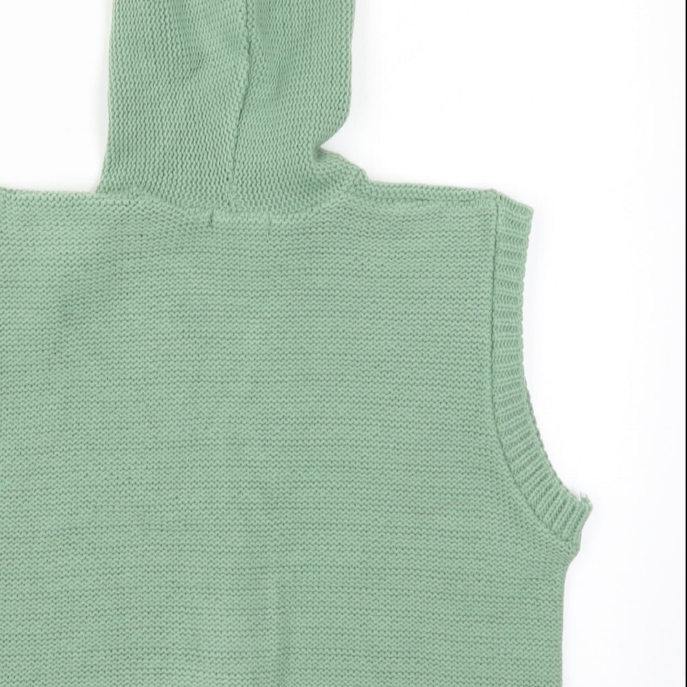 I SAW IT FIRST Womens Green Knit Cardigan Jumper Size 12