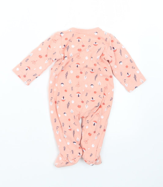 Sterling Girls Pink Geometric Babydoll One Piece Size 0-3 Months