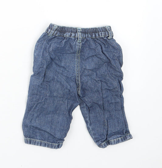Baby Mac Boys Blue Denim Capri Jeans Size 6-9 Months